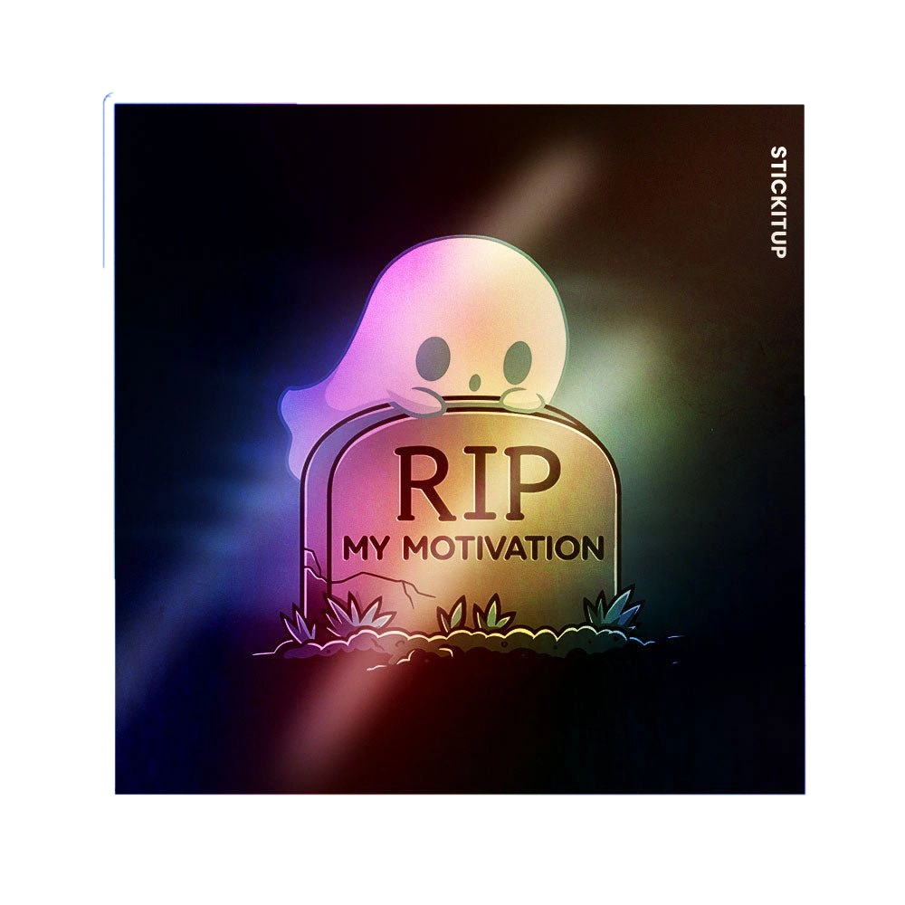 Rip Motivation Sticker Holographic Stickers
